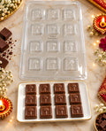 12 Cavity Akash Kandil Shape Chocolate PVC Mould – Diwali Chocolate Mould