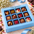 💙 12 Cavity Chocolate Box – Sky Blue