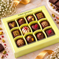 💛 12 Cavity Chocolate Box – Yellow