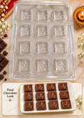 12 Cavity Diya Shape Chocolate PVC Mould – Diwali Chocolate Mould