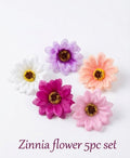 5 Pc Zinnia Artificial Flowers