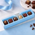 💙 6 Cavity Chocolate Box – Sky Blue