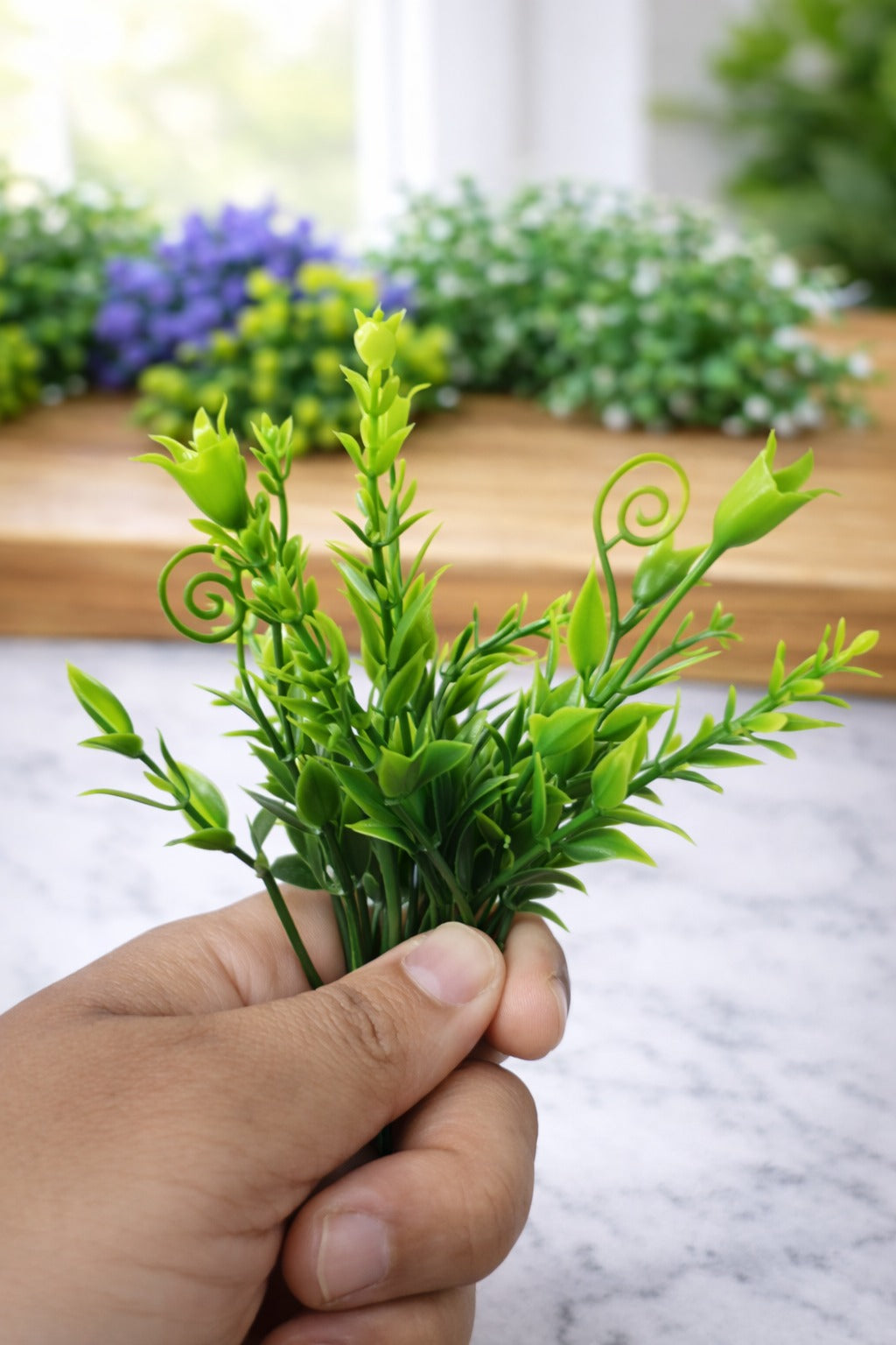 Artificial Gypsy Greenery – Spiral Leaf