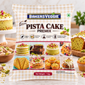 BakersVeggie Eggless Pista Cake Premix – 1 Kg