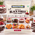 BakersVeggie Eggless Premium Black Forest Cake Premix – 1 Kg