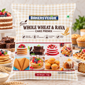 BakersVeggie Eggless Whole Wheat & Rava Cake Premix – 1 Kg