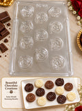 Chakri Phataka Shape Chocolate PVC Mould – 10 Cavity Diwali Chocolate Mould