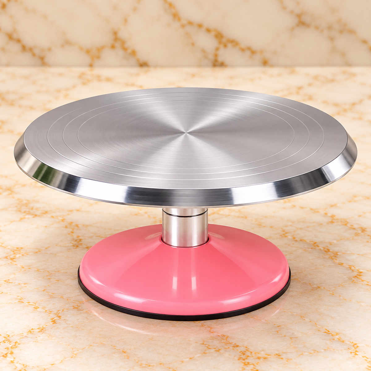 Detachable Turntable – Stainless Steel Cake Decorating Stand
