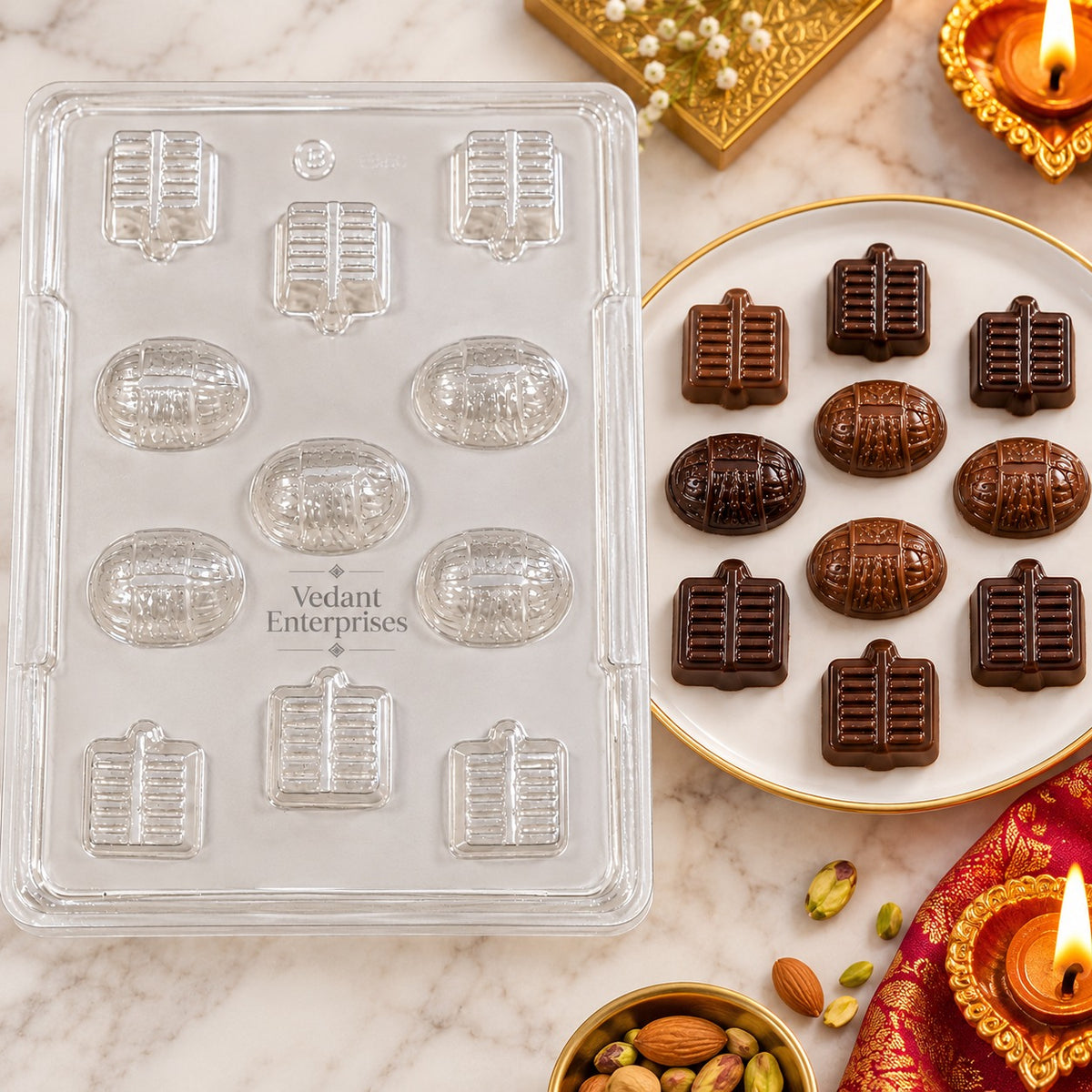 Diwali Firecracker Chocolate PVC Mould