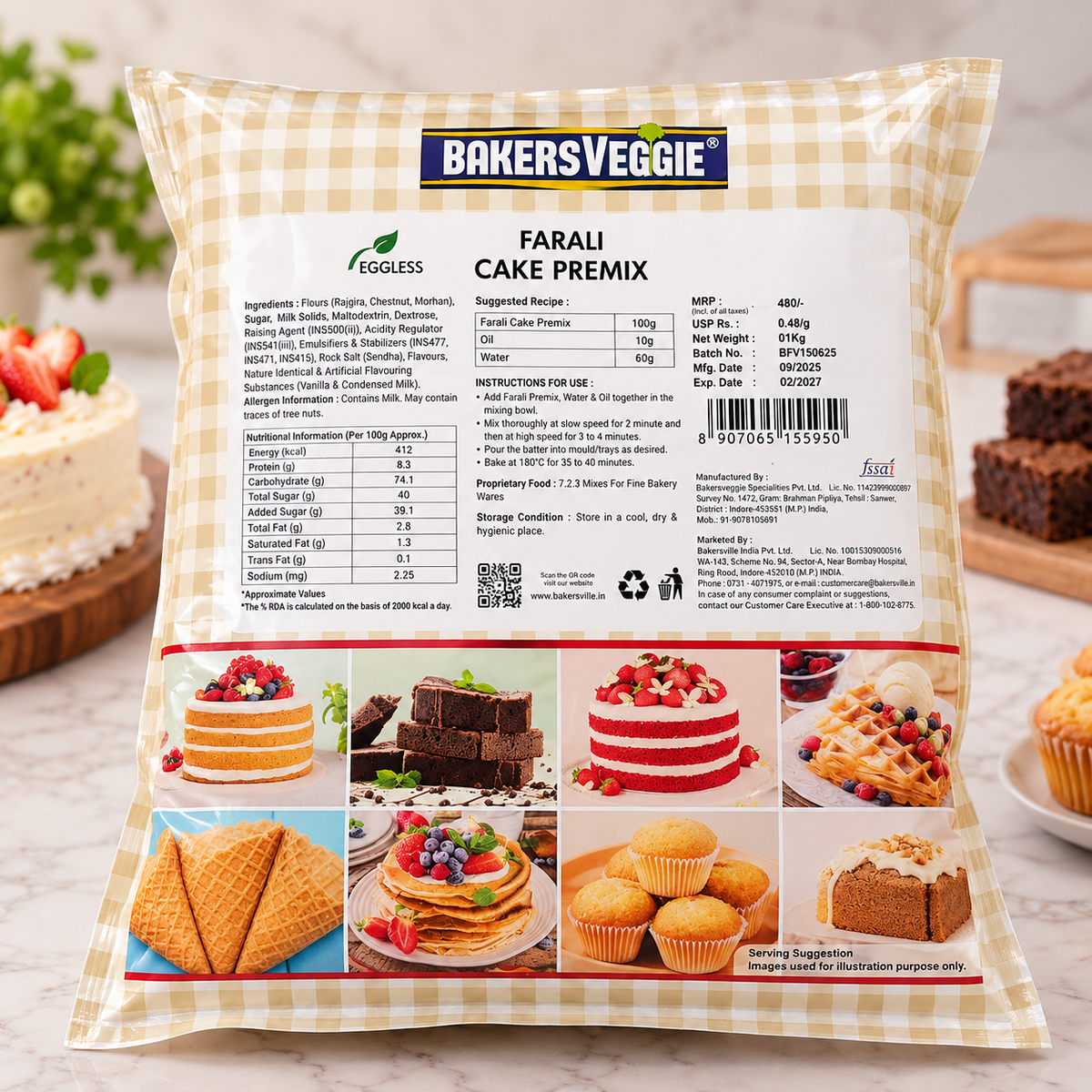 Farali Cake Premix – Eggless Cake Premix for Fasting