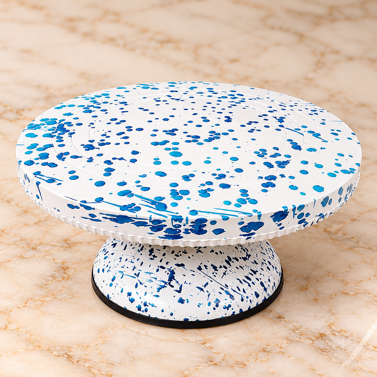 Fibre Marble Cake Turntable – Cake Decorating Stand