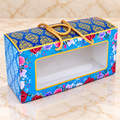 Floral Festive Jar Hamper Box – Premium Gift Packaging 11 × 4 × 5 inches