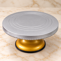 Gold & Silver Fibre Cake Turntable