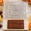 Happy Diwali Chocolate PVC Mould – Premium Festive Chocolate Bar Mould