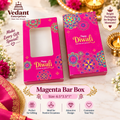💗 Magenta Bar Box – Diwali Collection 🪔✨