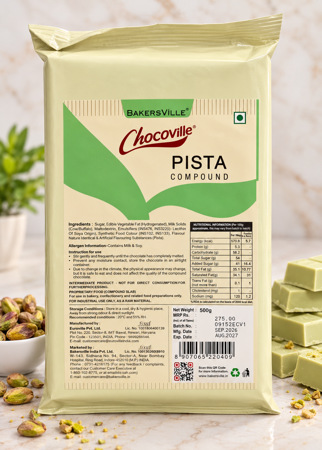 Pista Compound Chocolate – 500g