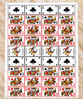 🃏 Playing Cards Chocolate Stickers – Premium Chocolate Packaging Stickers