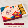 Ruby Glow 12 Chocolate Box – Diwali Special