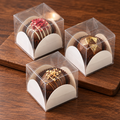 🍫 Single Cavity Chocolate Box – Transparent