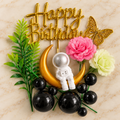 Space Theme Astronaut Cake Decoration Set – Happy Birthday Topper