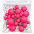 Dark Pink  Faux Ball