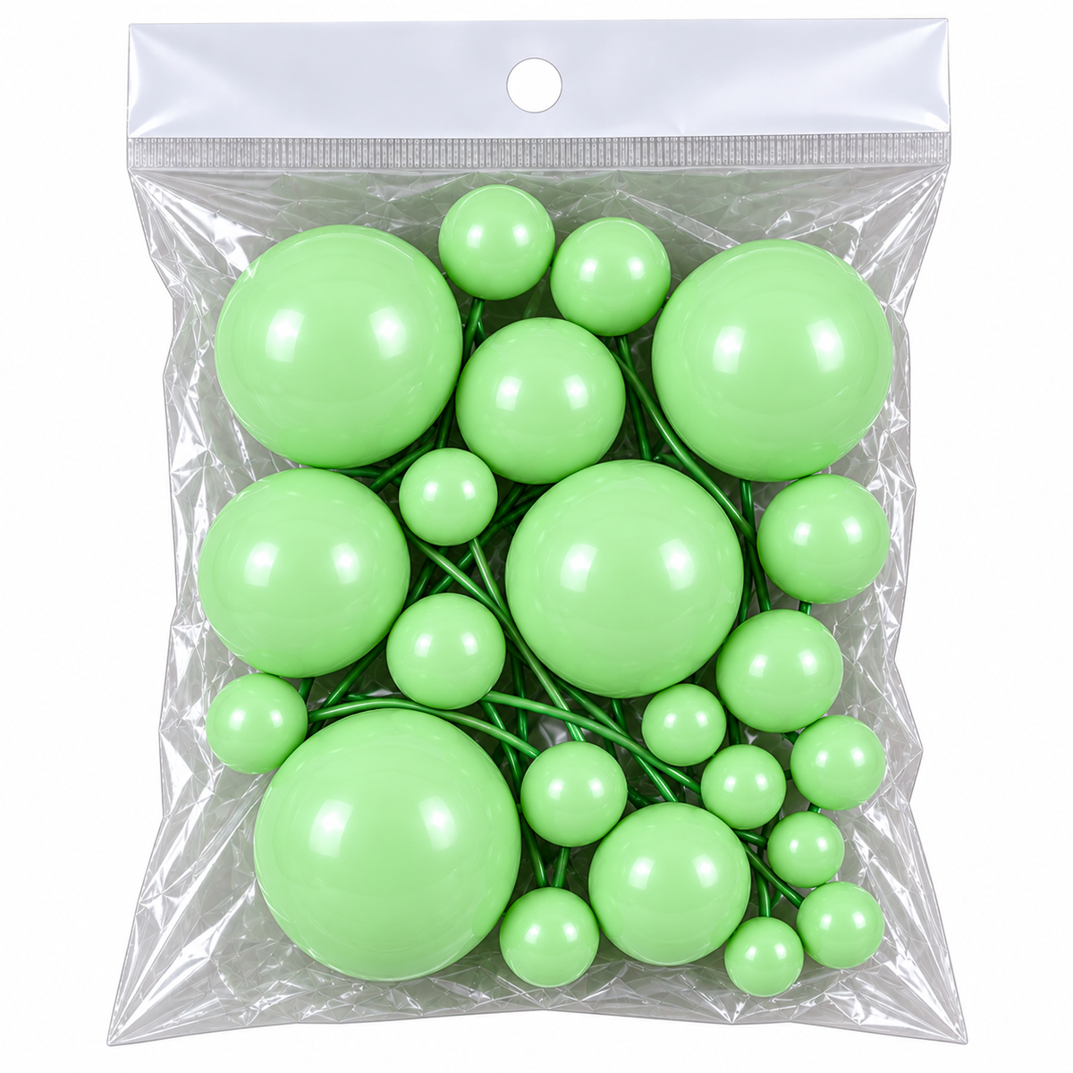 Pista Green Faux Balls