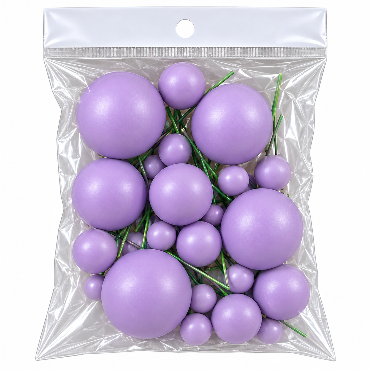 Purple Faux Ball
