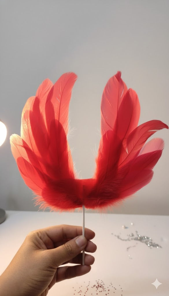 Cake Toppers Feathers