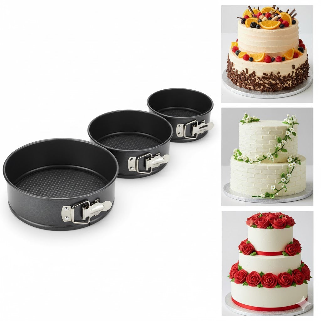 3pc cake tin set
