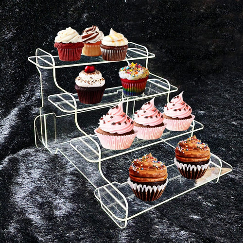 Acrylic Cupcake Stand – 3 Tier