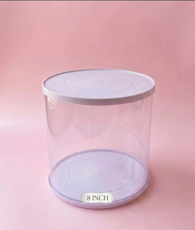8-Inch Premium Transparent Surprise Cake Box