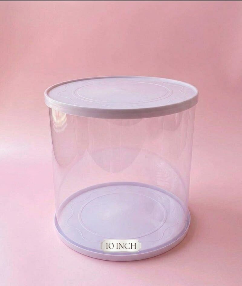 10-Inch Premium Transparent Surprise Cake Box