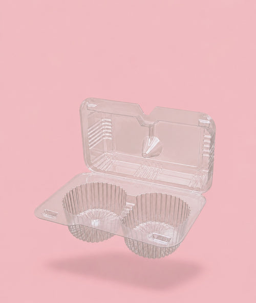 2 Cavity Cupcake Container