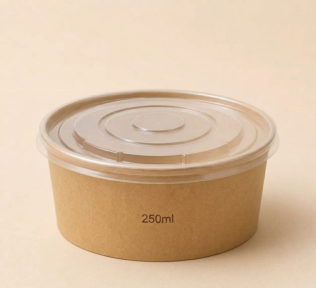 250g Kraft Bake & Serve Bowl with Lid