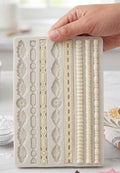Multi-Pattern Rope & Strip Cake Lace Silicone Mould