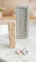 Hydrangea Floral Border Silicone Fondant Mould