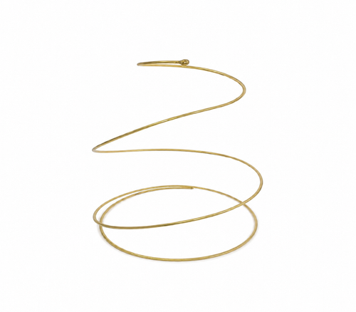 18" Golden Spiral Wire Cake Stand
