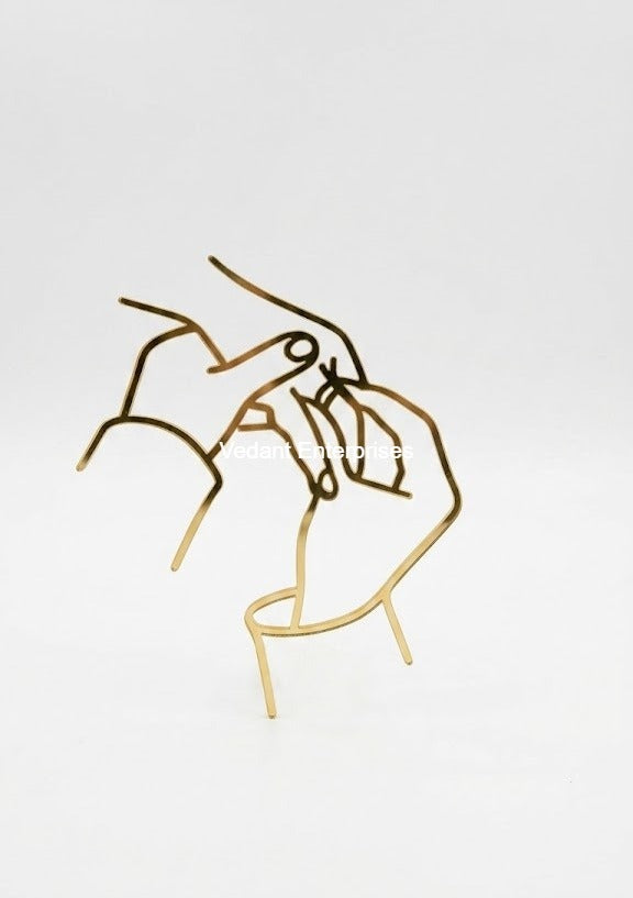 Engagement Ring Exchange Cake Topper