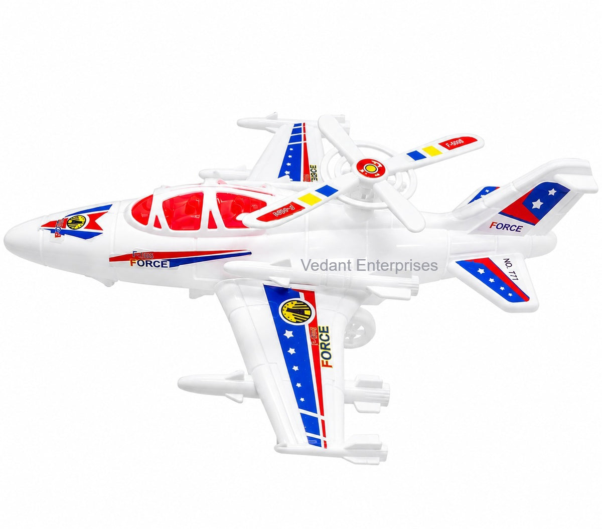 LED Airplane Cake Topper Toy