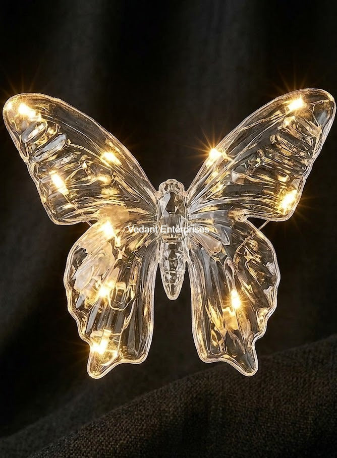 LED Butterfly Cake Topper – Warm Glow