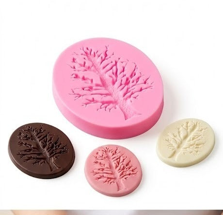 Artistic Tree Design Silicone Fondant Mould