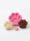 🐾 Cute Paw Print Silicone Fondant & Chocolate Mould