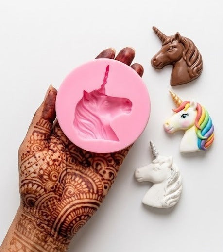 Magical Unicorn Head Silicone Fondant & Chocolate Mould