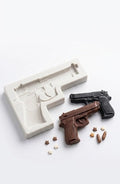 Realistic Pistol / Gun Silicone Fondant & Chocolate Mould