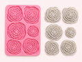 3D Grand Blooming Peony & Rose Silicone Fondant Mould