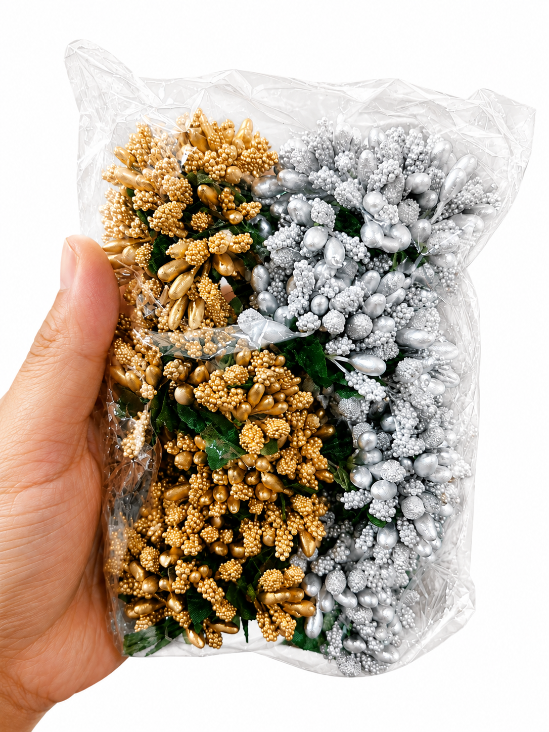 Metallic Polen Flowers for Cake Decoration