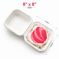 Premium 8" x 8" Eco-Friendly Bento Cake Box