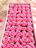 Real Touch Scented Rose Flowers – Pink (50 pcs Pack)