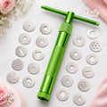 21 PCS Metal Fondant Extruder Set – Cake Decorating Tool with Multiple Discs