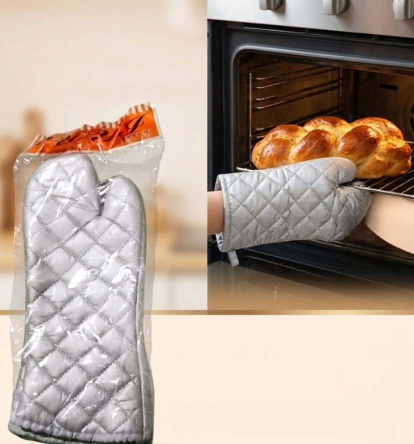 Heat Proof Oven Gloves – 14 Inches (2 PCS Set) | High Heat Resistant Baking Gloves